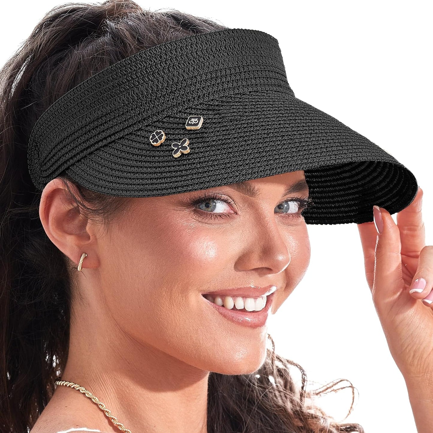 Straw Visor Hats